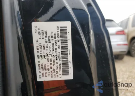 2011 Honda Accord Lx-S z USA, uszkodzony, nr VIN 1HGCS1B33BA005664